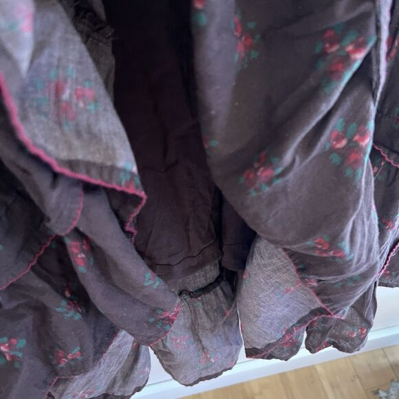 Lands' End Women's Slender V-Neck Tunic One Piece Swimsuit Sz 18 Navy Cruise NWT - Picture 5 of 7